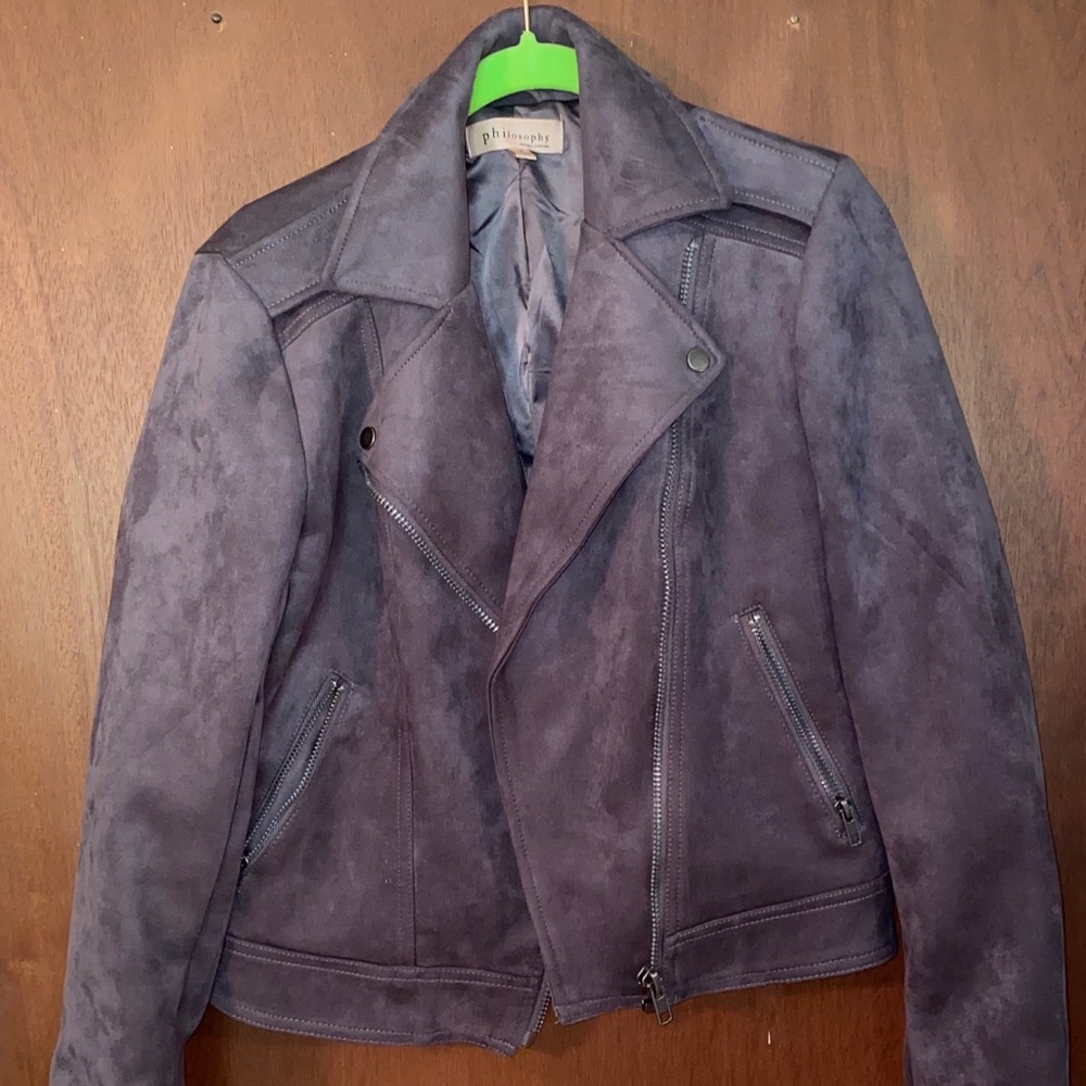Gray Suede Jacket